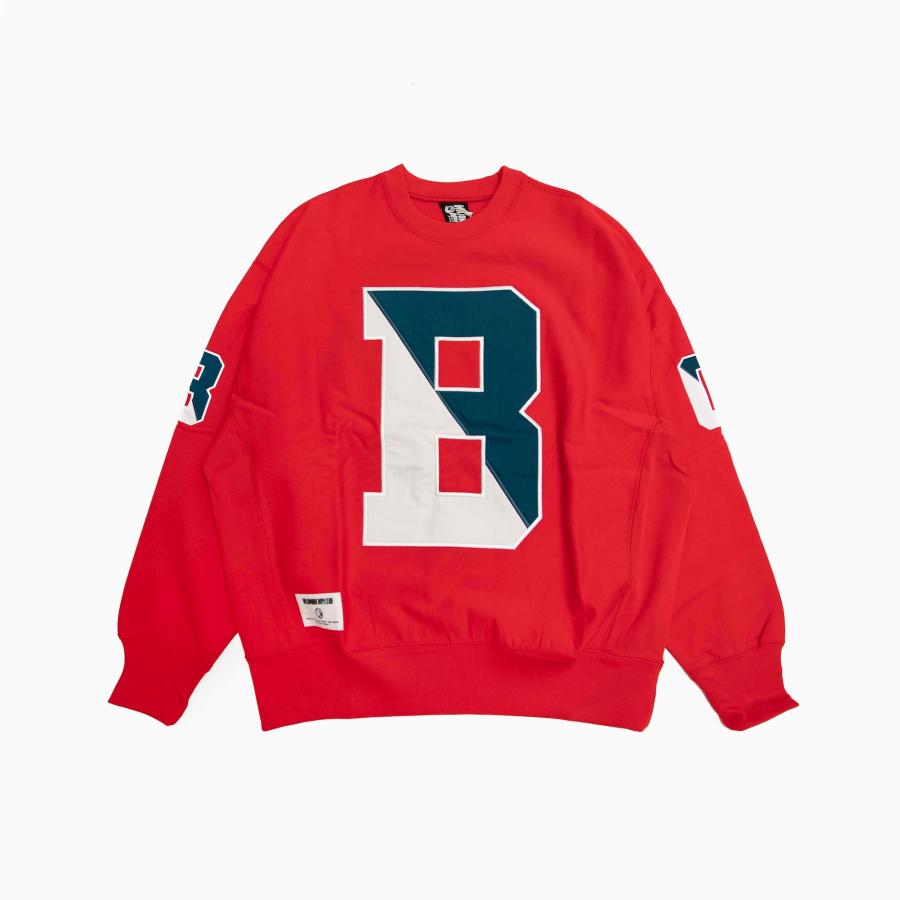 BILLIONAIRE BOYS CLUB APPLIQUE LOBO SWEATSHIRTS B