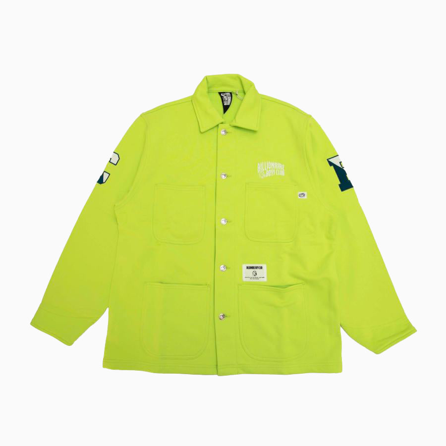 BILLIONAIRE BOYS CLUB APPLIQUE LOGO COTTON SWEAT JACKET