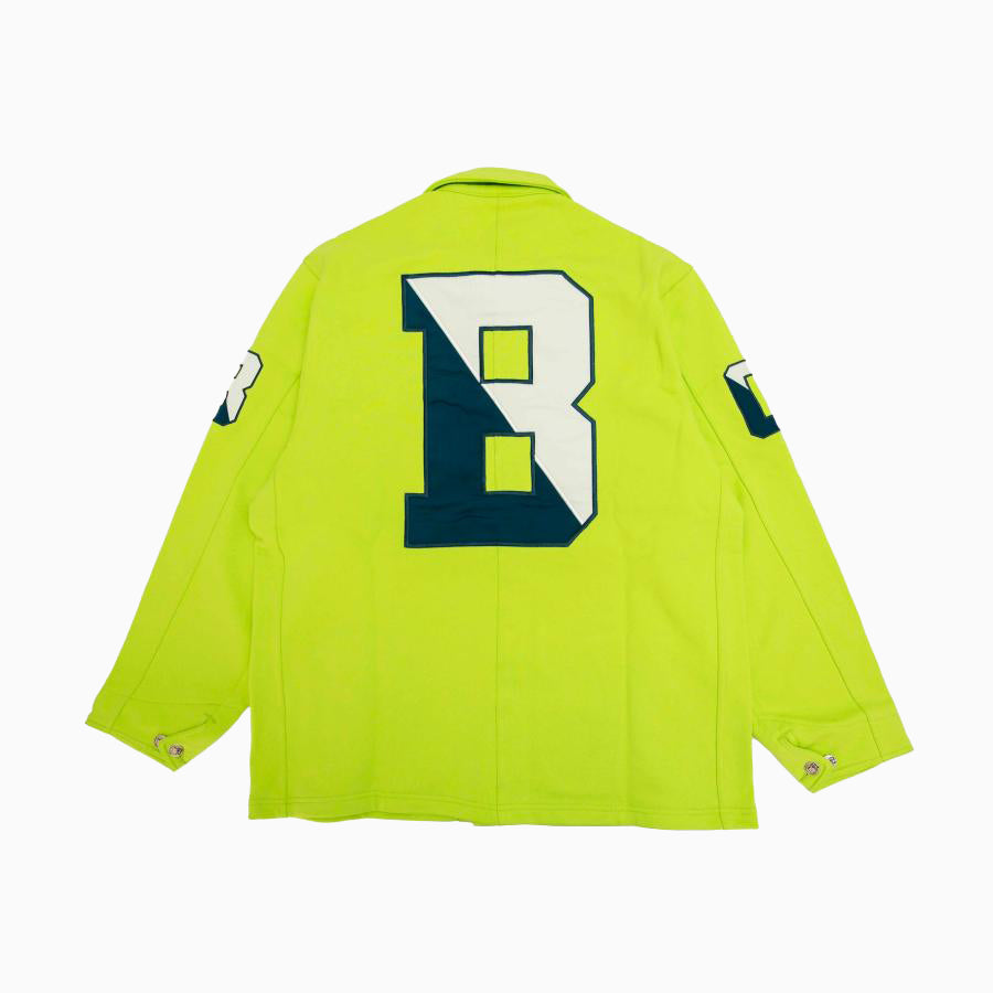BILLIONAIRE BOYS CLUB APPLIQUE LOGO COTTON SWEAT JACKET