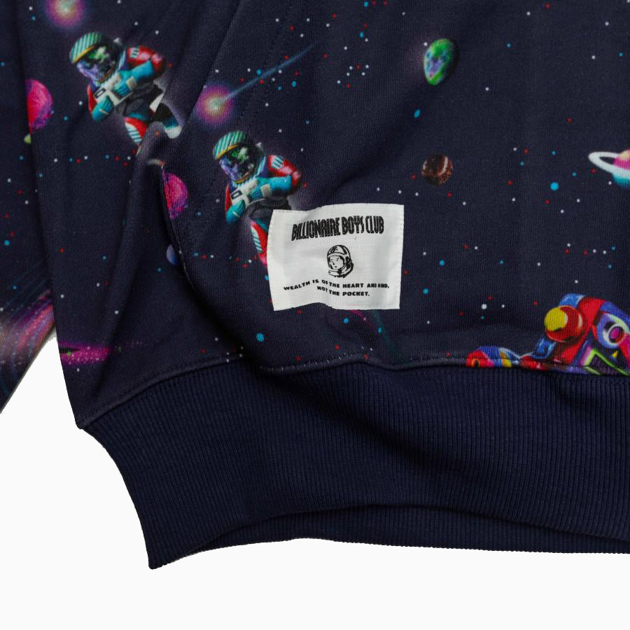 BILLIONAIRE BOYS CLUB x MANASTASH COTTON FULL ZIP HOODIE REAL SPACE