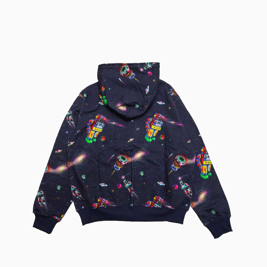 BILLIONAIRE BOYS CLUB x MANASTASH COTTON FULL ZIP HOODIE REAL SPACE