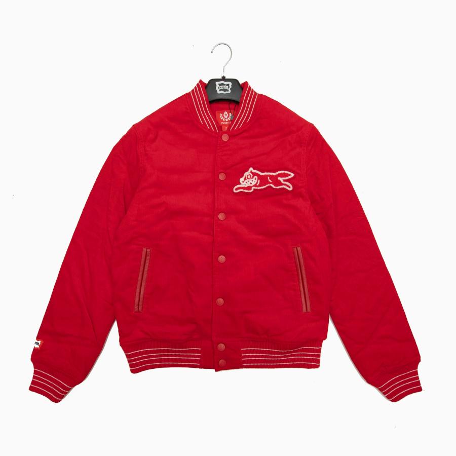 ICECREAM HOUNDS CHENILLE APPLIQUE VARSITY JACKET