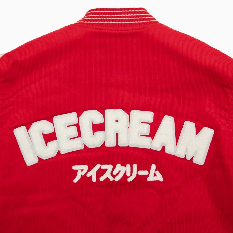 ICECREAM HOUNDS CHENILLE APPLIQUE VARSITY JACKET