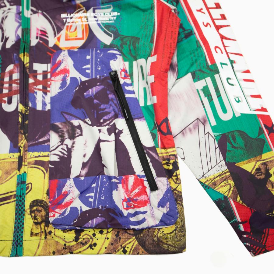 BILLIONAIRE BOYS CLUB BB ALPHA WATER RESISTANT ALL OVER PRINT JACKET