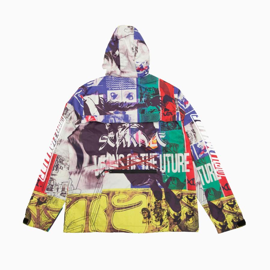BILLIONAIRE BOYS CLUB BB ALPHA WATER RESISTANT ALL OVER PRINT JACKET