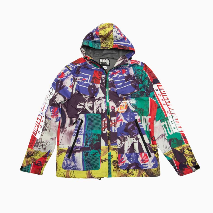 BILLIONAIRE BOYS CLUB BB ALPHA WATER RESISTANT ALL OVER PRINT JACKET