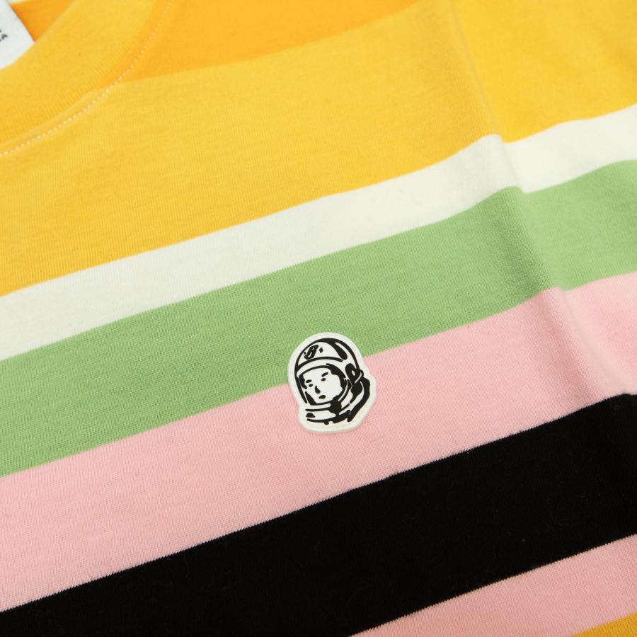 BILLIONAIRE BOYS CLUB BB TREBLE JACQUARD STRIPE CROPPED FIT T-SHIRT