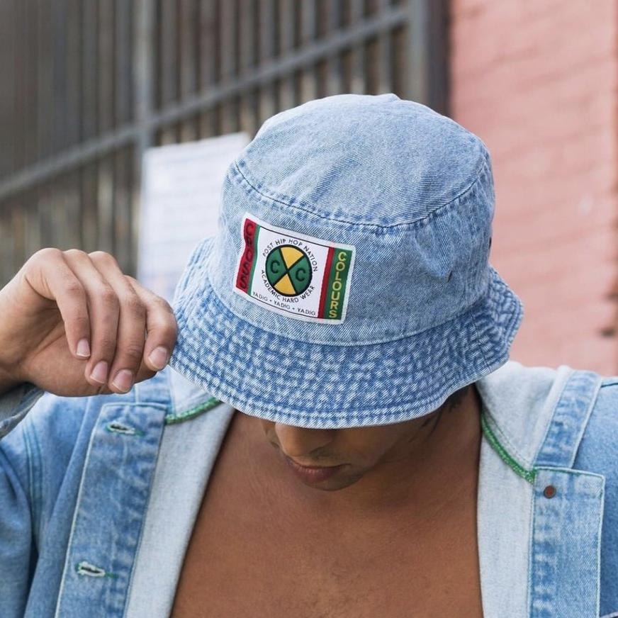 CROSS COLOURS DENIM BUCKET HAT