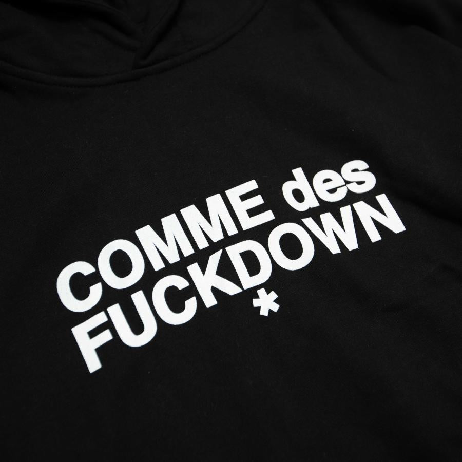 COMME DES FUCKDOWN Hoodie In Jersey Con Stampa Sul Davantii"