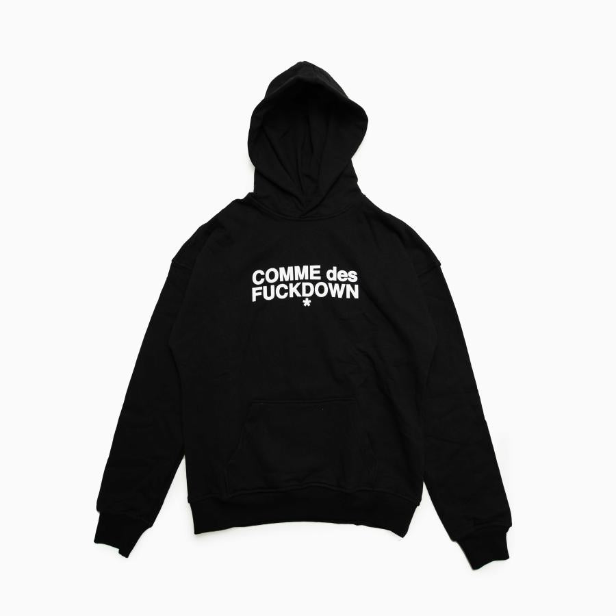 COMME DES FUCKDOWN Hoodie In Jersey Con Stampa Sul Davantii"