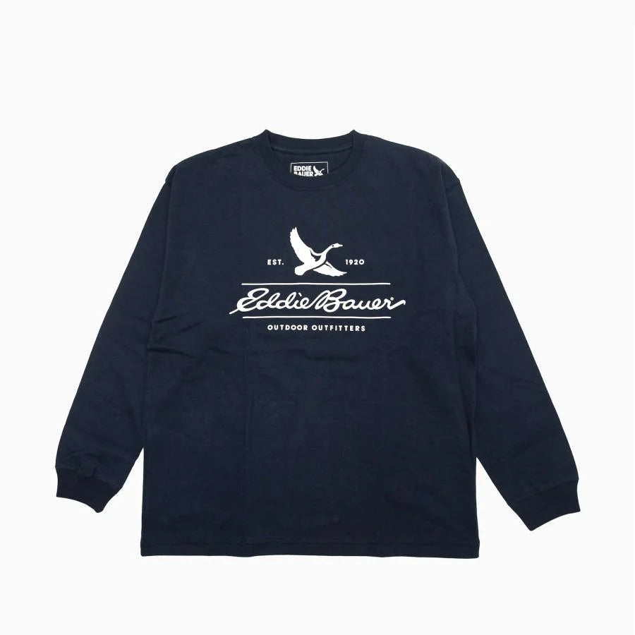 Eddie Bauer /CLASSIC LOGO PRINT LS TEE