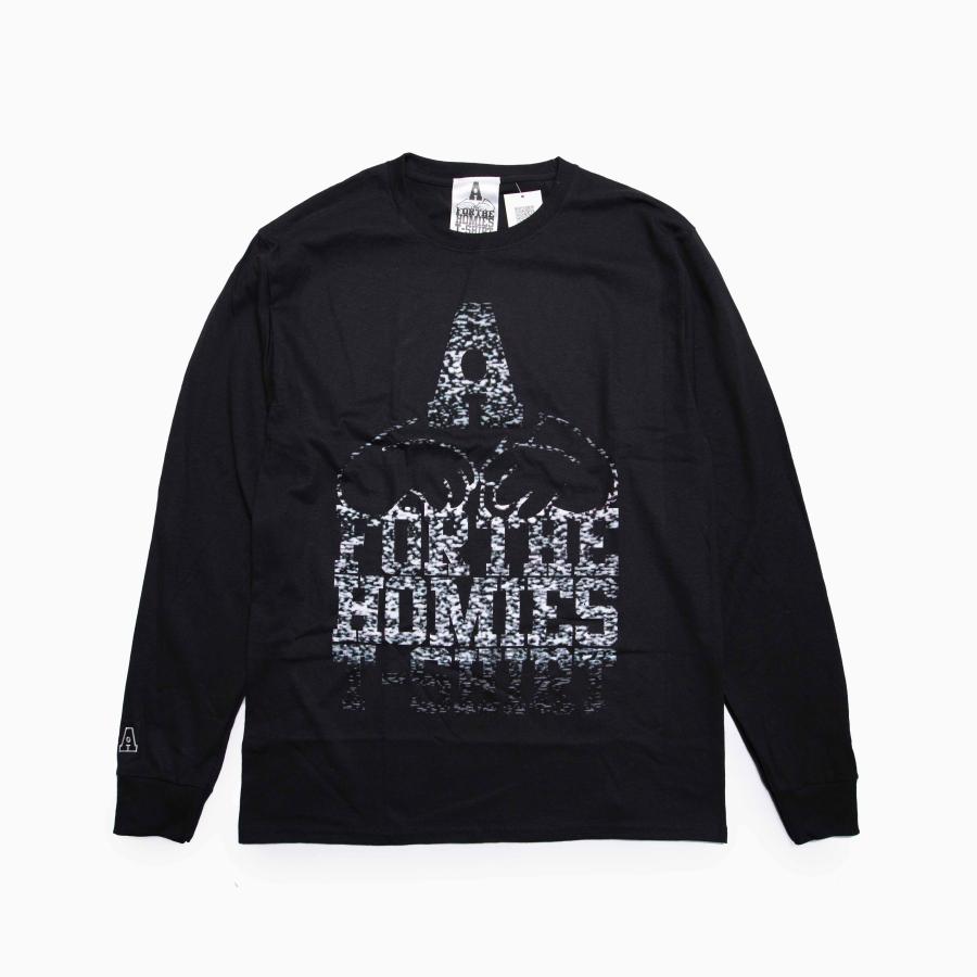FOR THE HOMIES STATIC LOGO L/S tee