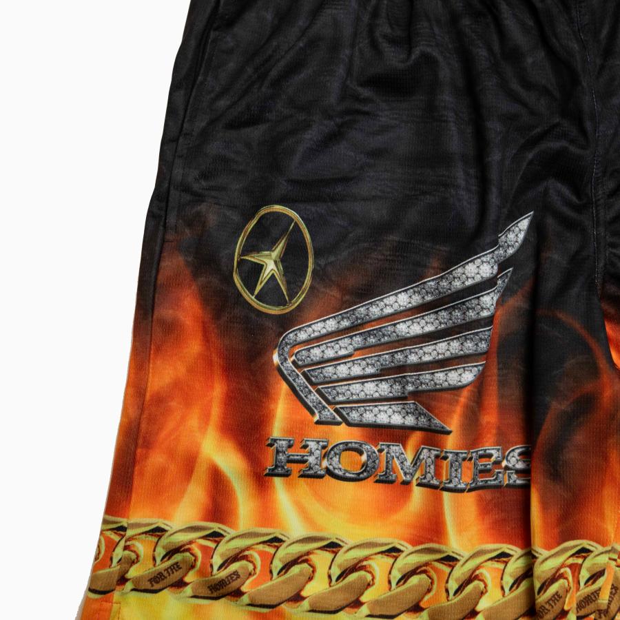 FOR THE HOMIES MOTO SHORTS