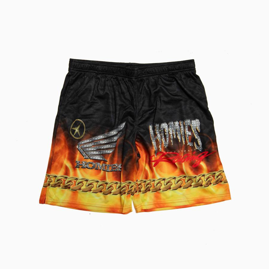 FOR THE HOMIES MOTO SHORTS
