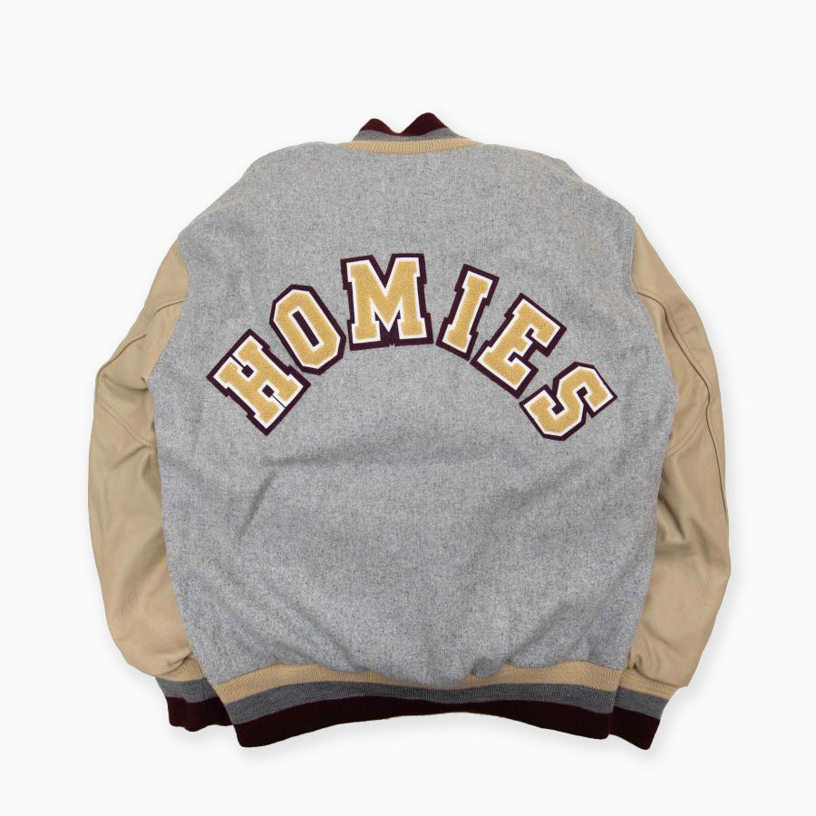 FOR THE HOMIES VARSITY JACKET