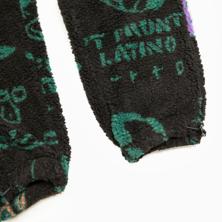 GRIMEY LOST BOYS ALL OVER JACQUARD SHERPA PANTS