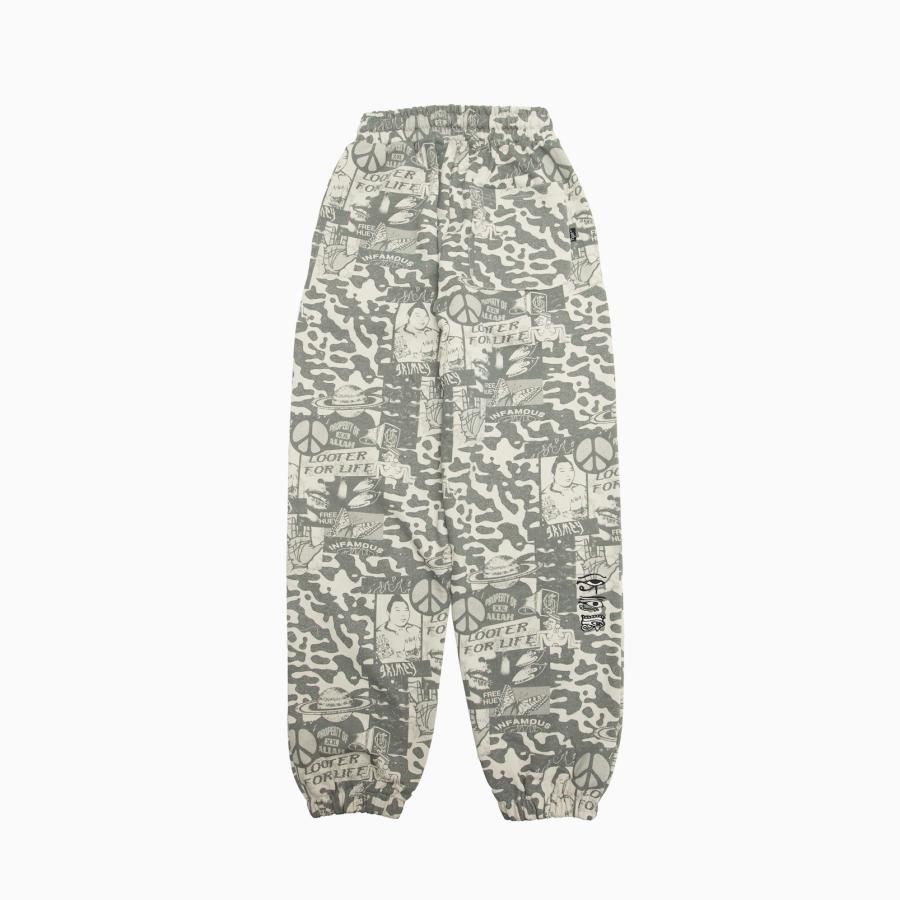 GRIMEY GRIMEY PEACE WITHIN ALL OVER PRINT SWEATPANTS