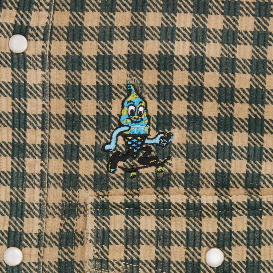 ICECREAM PRINTED CHECK SHIRT