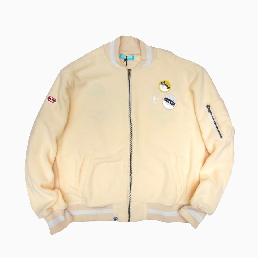 ICECREAM EMBROIDERY LOGO FLEECE MA-1 WITH BADGE