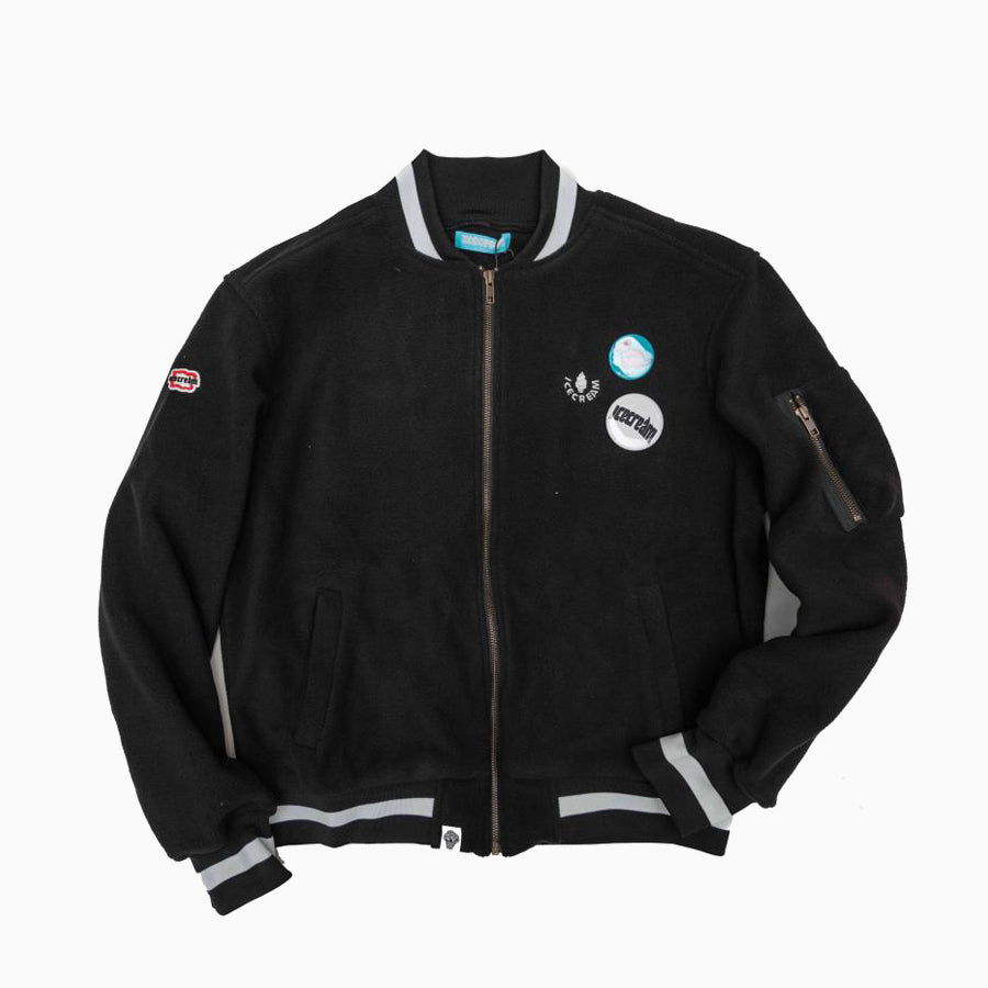 ICECREAM EMBROIDERY LOGO FLEECE MA-1 WITH BADGE