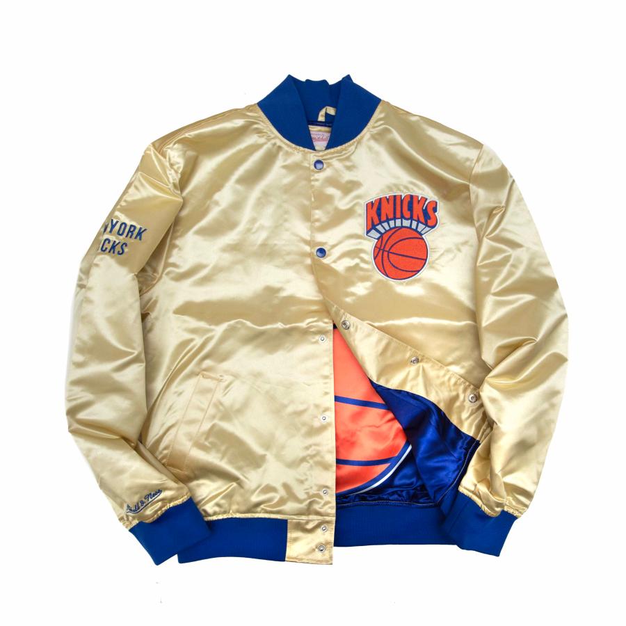 Mitchell & Ness NBA Fashion Lw Satin Jacket Knicks