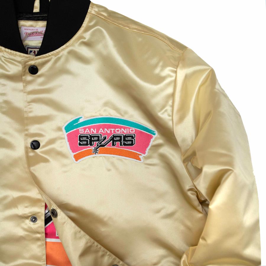 Mitchell & Ness NBA Fashion Lw Satin Jacket Chicago Spurs