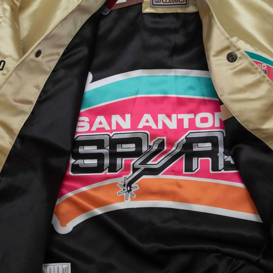 Mitchell & Ness NBA Fashion Lw Satin Jacket Chicago Spurs