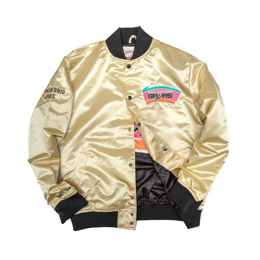 Mitchell & Ness NBA Fashion Lw Satin Jacket Chicago Spurs