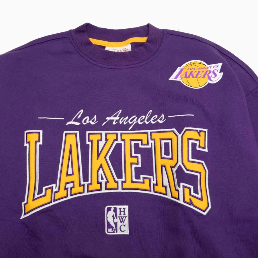 Mitchell and ness THERE AND BACK 2.0 CREW FLEECE VINTAGE LOGO