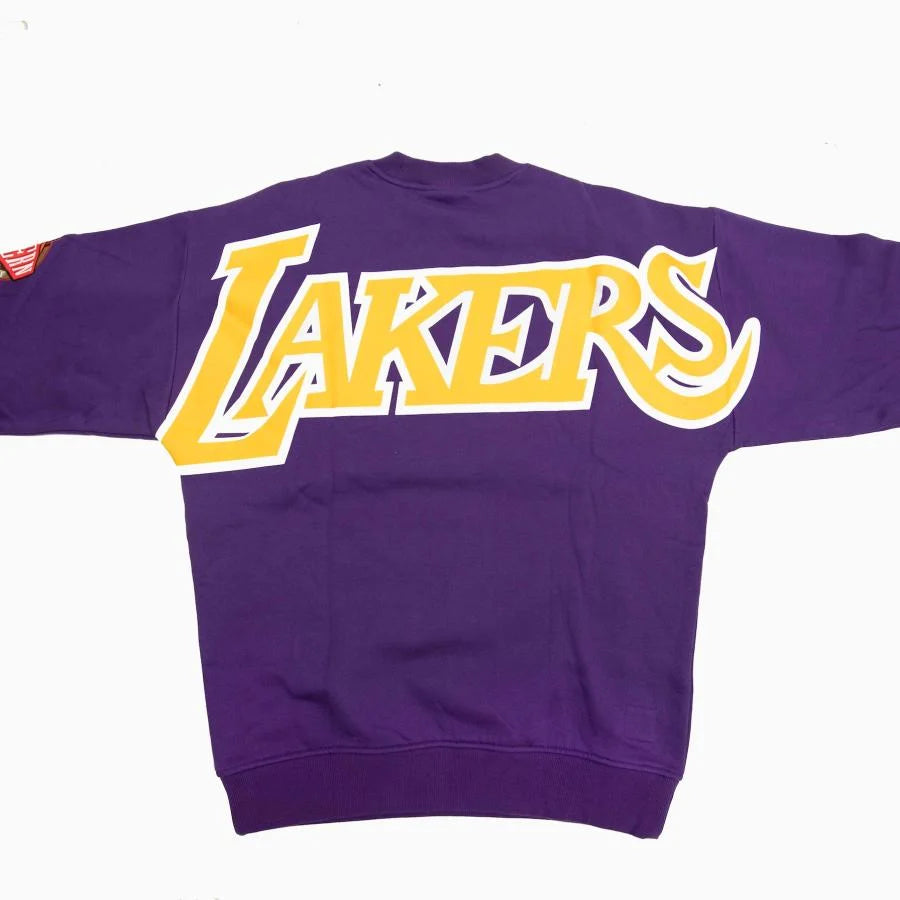 Mitchell and ness THERE AND BACK 2.0 CREW FLEECE VINTAGE LOGO