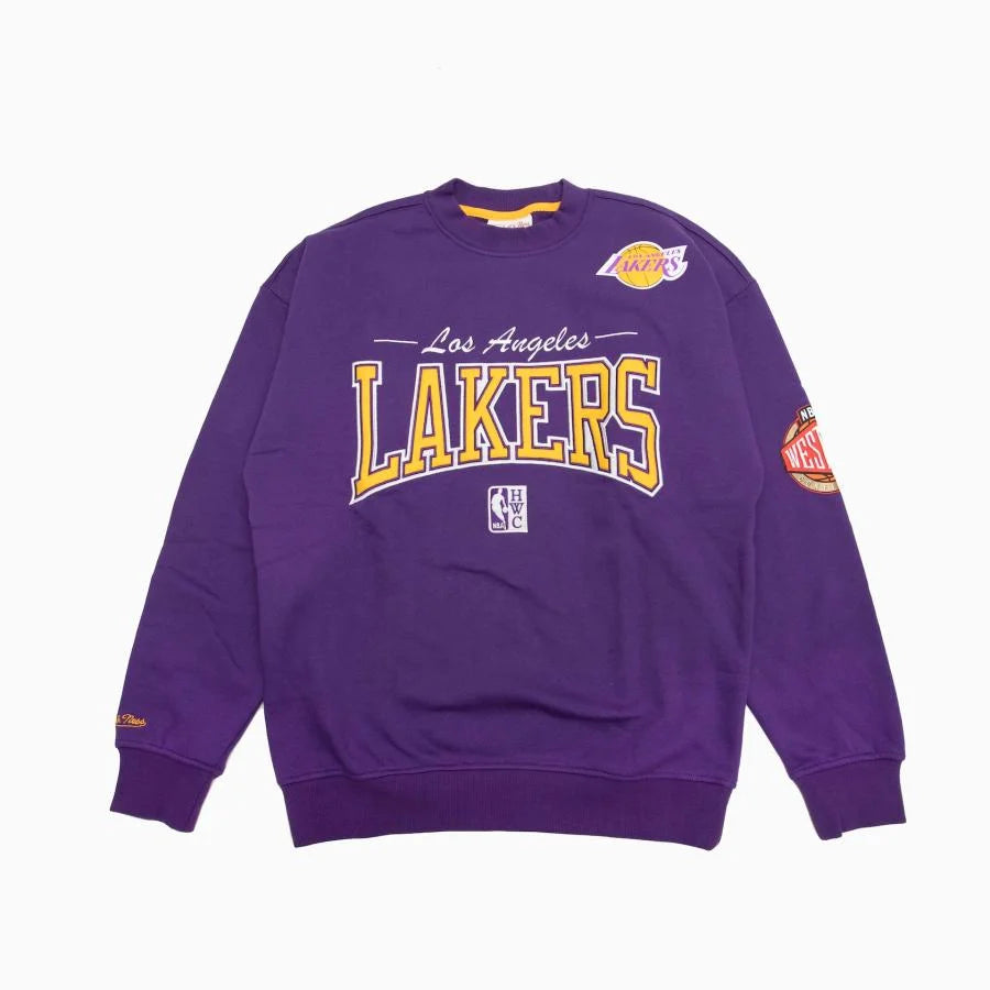 Mitchell and ness THERE AND BACK 2.0 CREW FLEECE VINTAGE LOGO