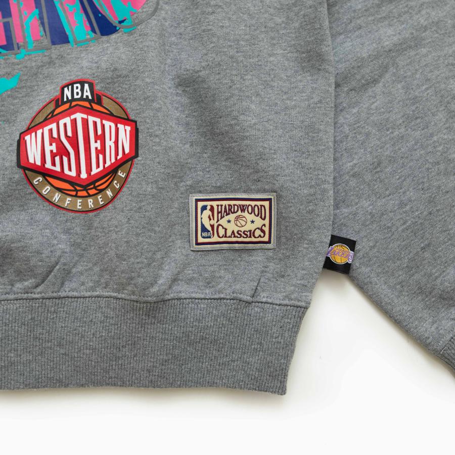 Mitchell & Ness NBA 90S REFLECTIVE CREWNECK