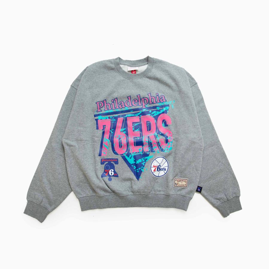 Mitchell & Ness NBA 90S REFLECTIVE CREWNECK