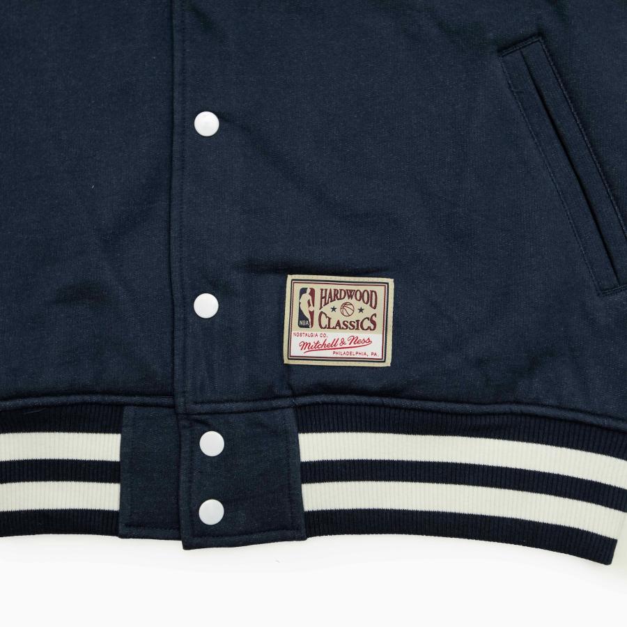 Mitchell & Ness washed fleece varcity jacket