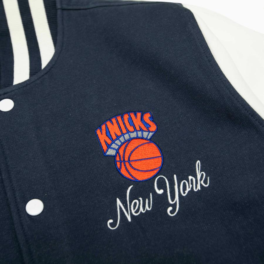 Mitchell & Ness washed fleece varcity jacket
