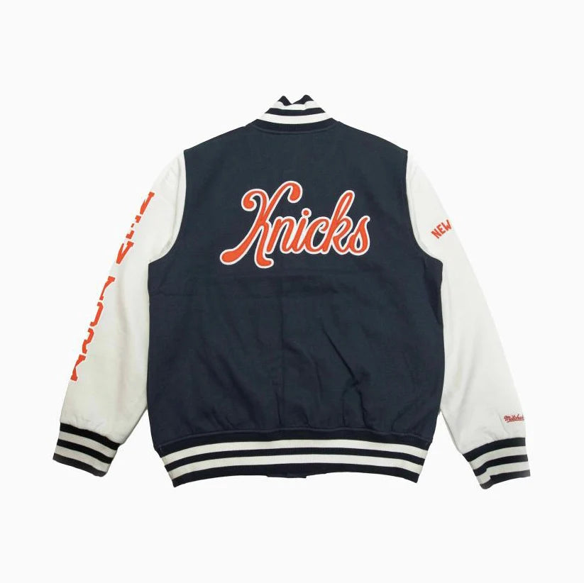 Mitchell and ness NBA WASHED FLEECE VARSITY JACKET