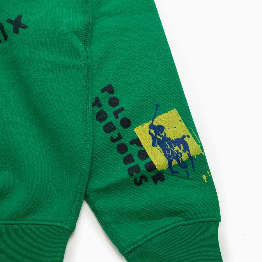 POLO RALPH LAUREN Love Peace Paris Crewneck Sweatshirt