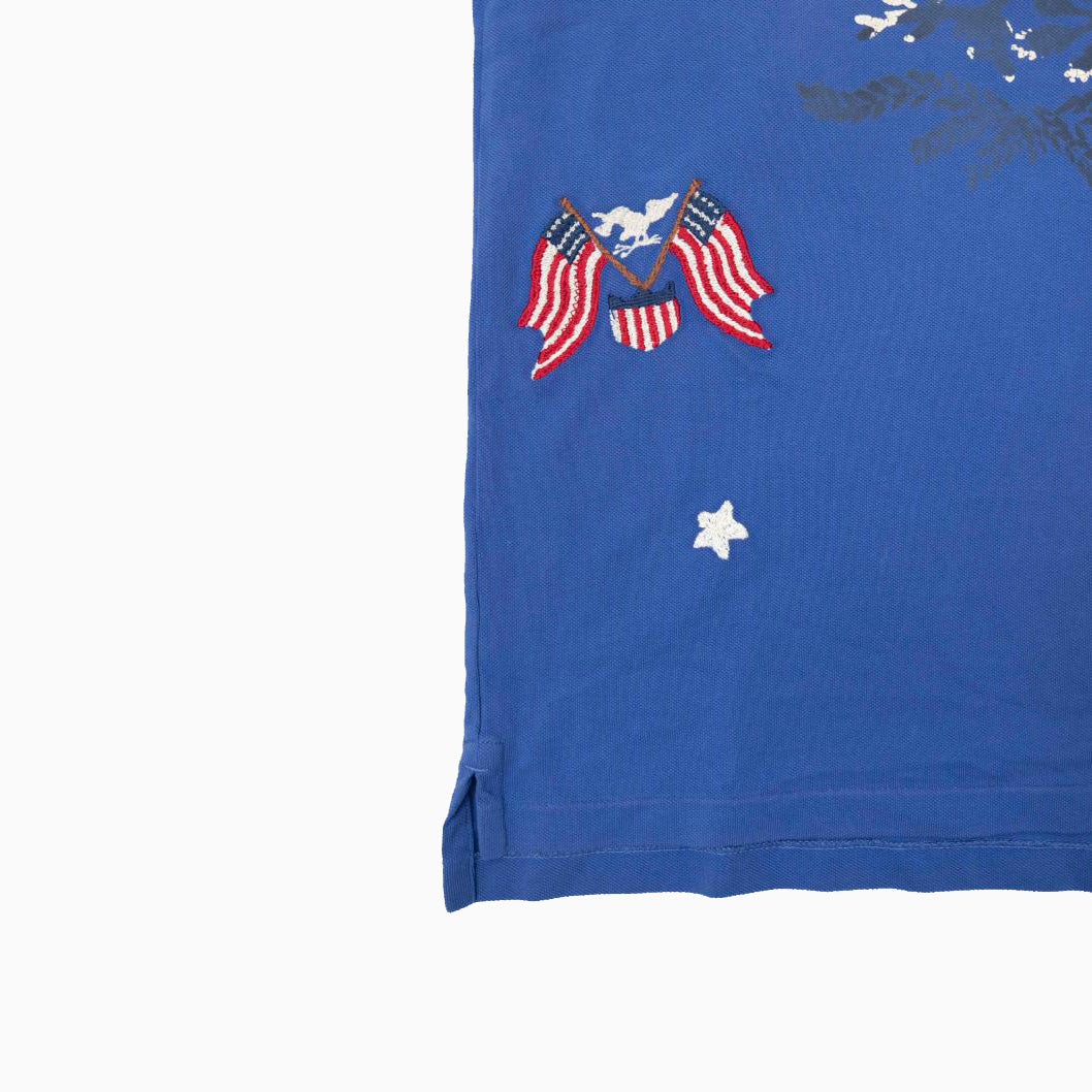 POLO RALPH LAUREN Classic Fit Graphic Mesh Polo Shirt