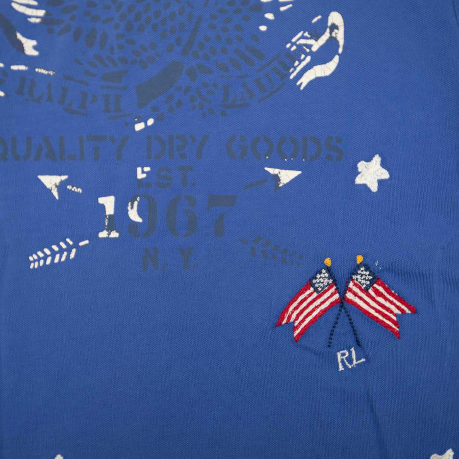POLO RALPH LAUREN Classic fit graphic mesh polo shirts