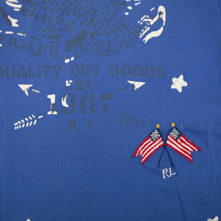 POLO RALPH LAUREN Classic Fit Graphic Mesh Polo Shirt