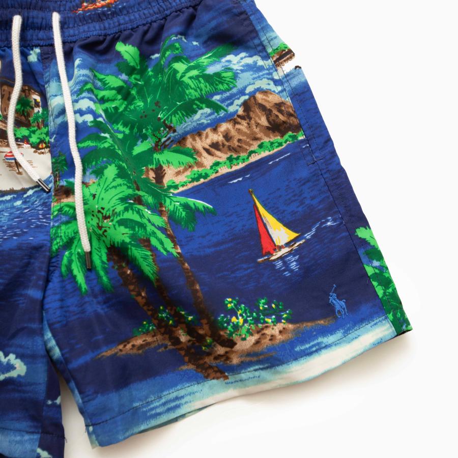 POLO RALPH LAUREN SWIM SHORTS TRAVELER SHORT HAVANA OCEANSIDE