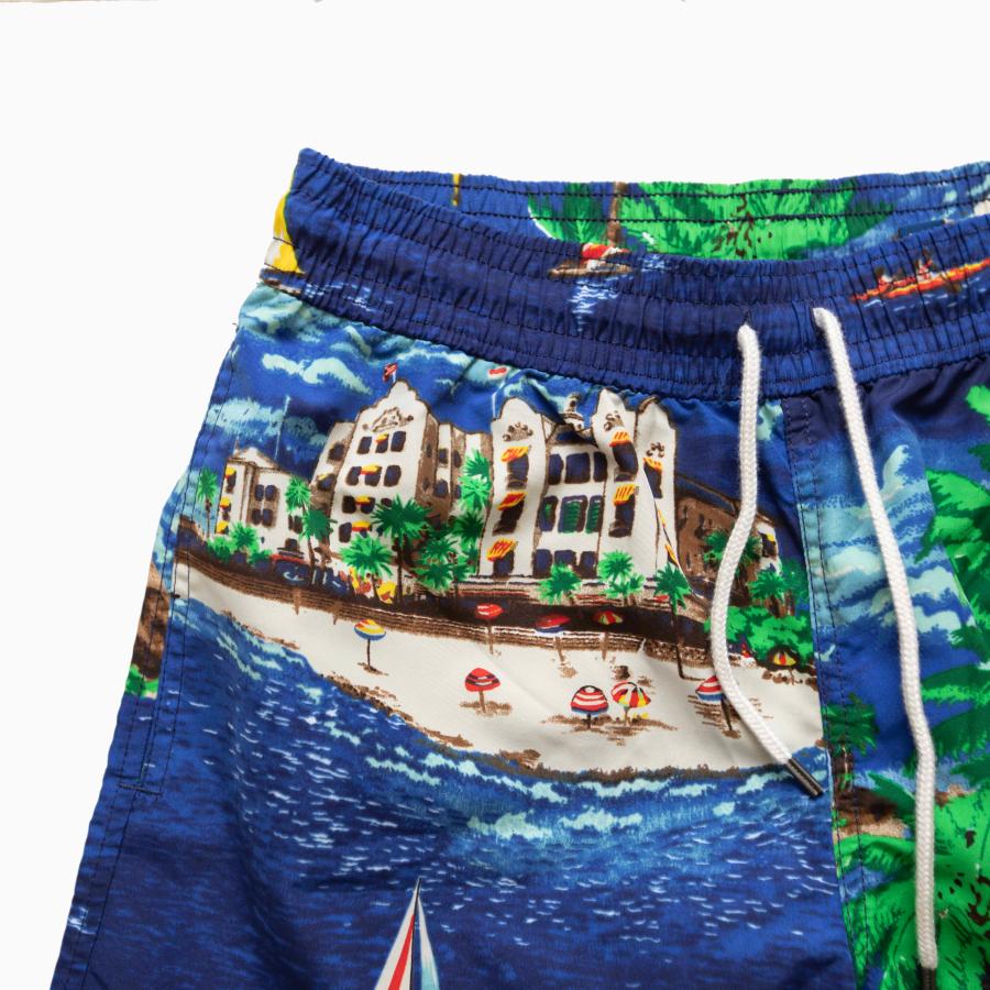 POLO RALPH LAUREN SWIM SHORTS TRAVELER SHORT HAVANA OCEANSIDE