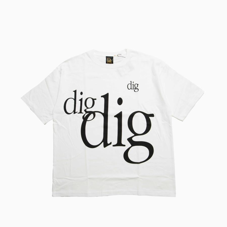 RAP ATTACK　"Dig" Embroidery Big Tee
