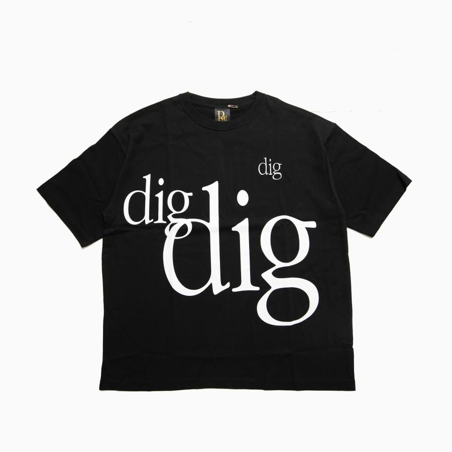 RAP ATTACK　"Dig" Embroidery Big Tee