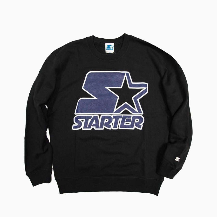 STARTER star logo crewneck