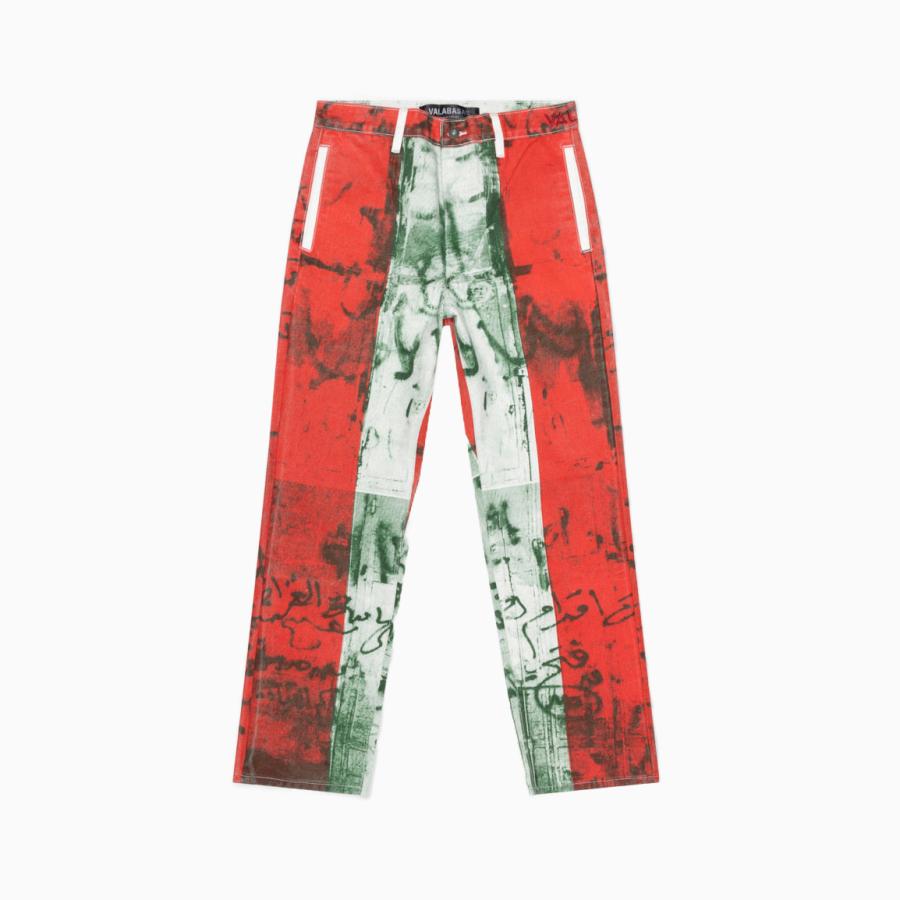 VALABASAS denim"THAHAB" MULTI STRAIGHT PANT