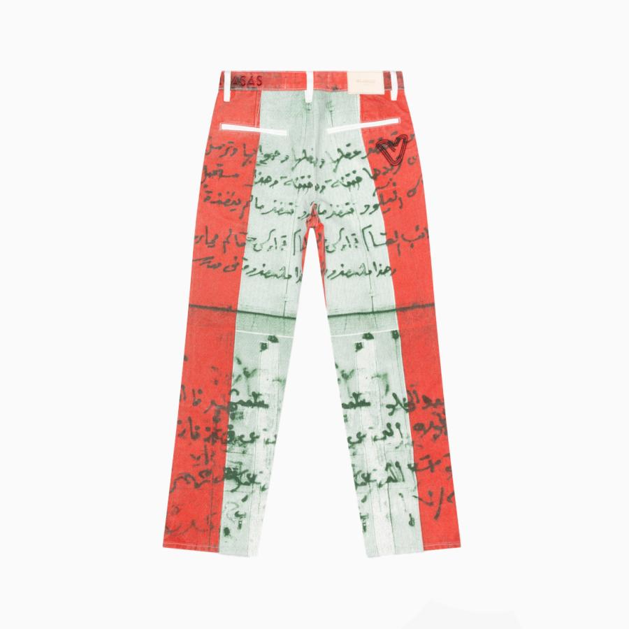 VALABASAS denim"THAHAB" MULTI STRAIGHT PANT