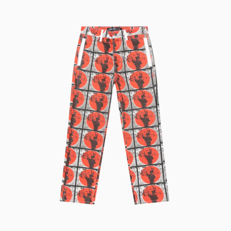 VALABASAS denim"THAHAB" MULTI STRAIGHT PANT