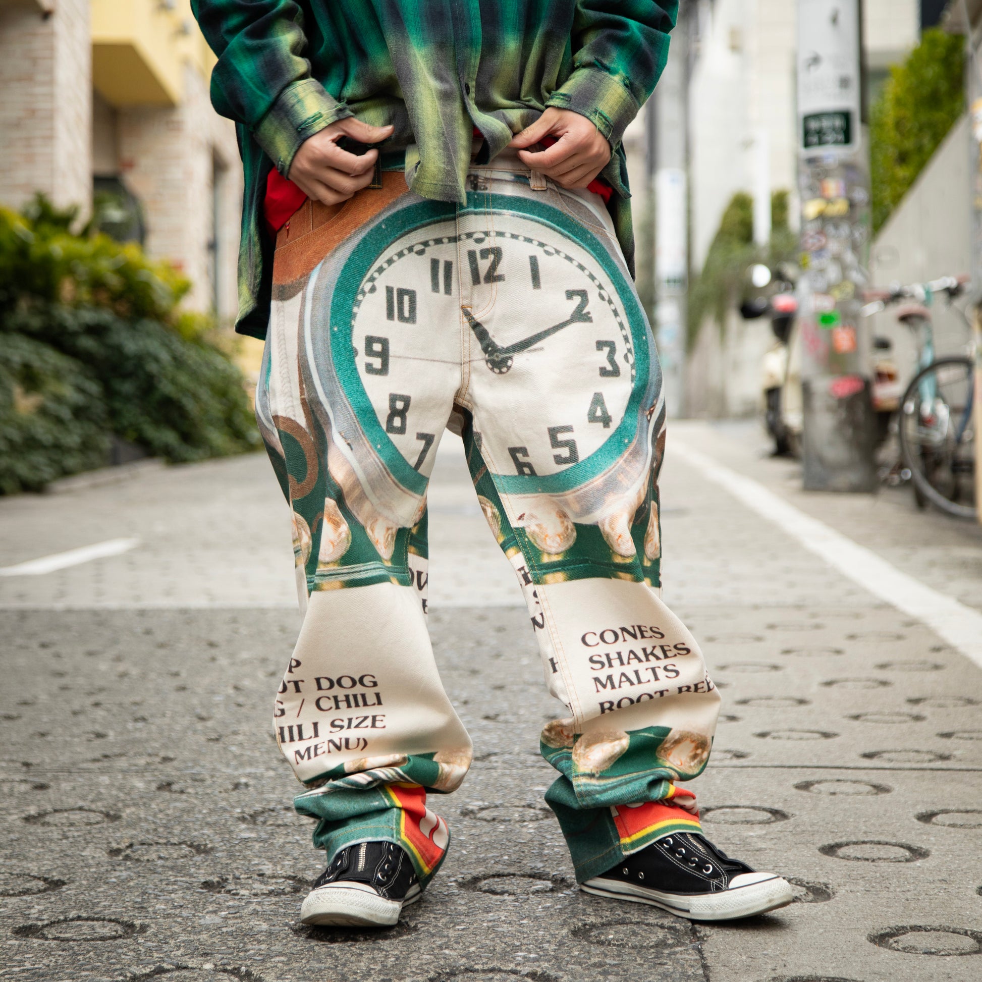 ICECREAM EU PARLOR DOUBLE SCOOP DENIM PANTS