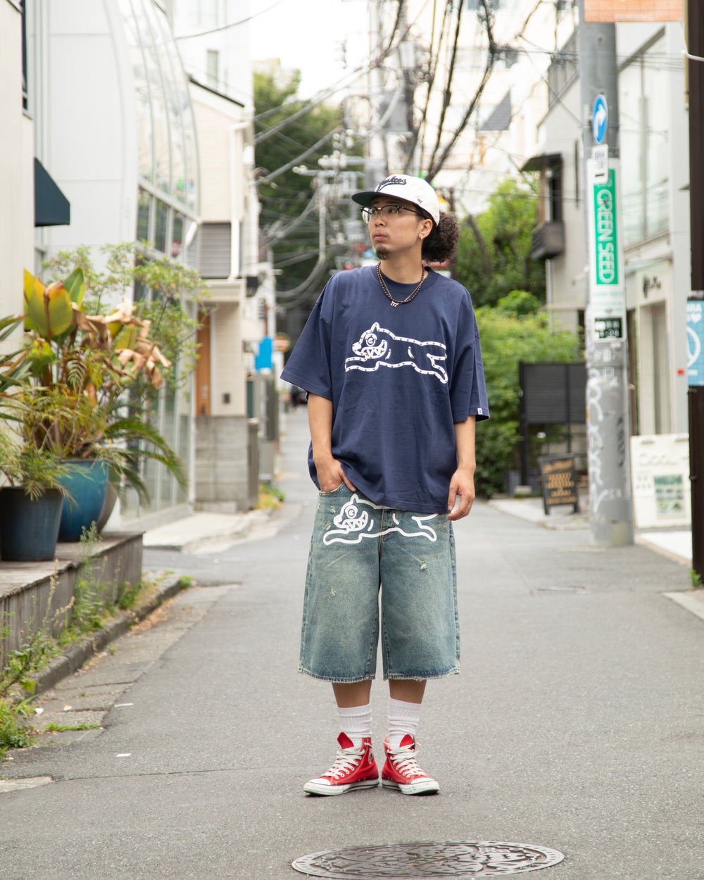 ICECREAM BALBOA DENIM SHORTS style image